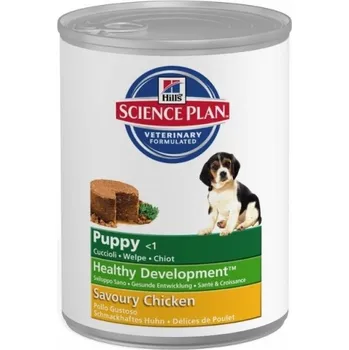 Krmivo pro psa Hill's Puppy Savoury Chicken konzerva 370 g