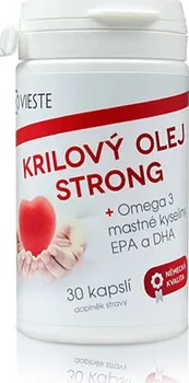 Přírodní produkt Vieste Krilový olej Strong Omega 3 30 cps.