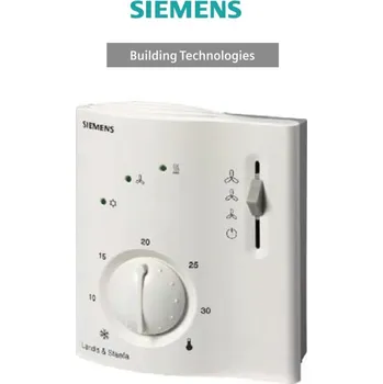 Termostat Prostorový termostat SIEMENS fan coil jednotky RCC, RCC10, č. 3021