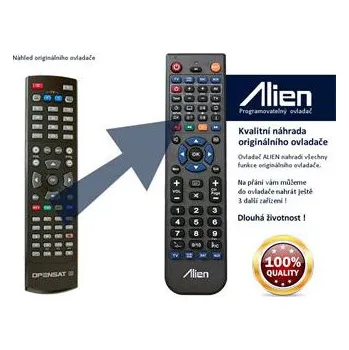 Dálkový ovladač Dálkový ovladač ALIEN Opensat 9700 HD PVR