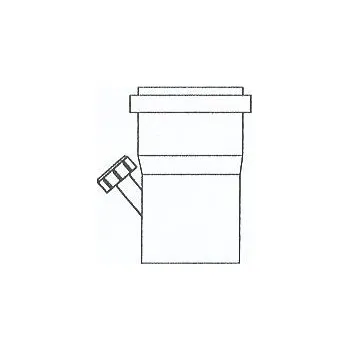 Kouřovod ALMEVA - LAS odváděč kondenzátu (šikmý) průměr 80 mm (plast) PBKFS8