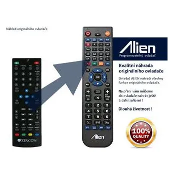 Dálkový ovladač Dálkový ovladač ALIEN Zircon T-econ