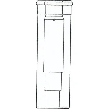 Kouřovod ALMEVA - LAS-LIL absorbér průměr 160/225 mm (plast/nerez) LPASL6