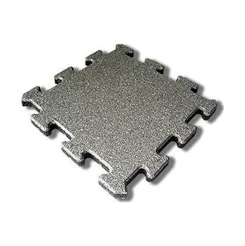 Dlažba Protipádová pryžová dlažba Puzzle A, SBR, šedá