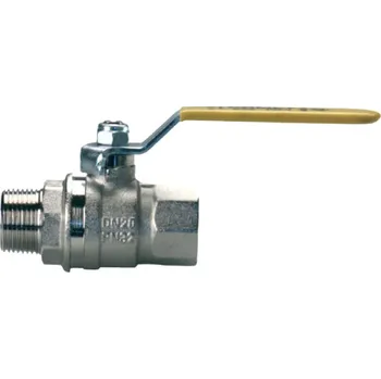 Vodovodní potrubí Geos agt Kulový kohout (páka) závitový pro plyn ATHENA - DN 15 - 1/2" (vnější-vnitřní závit) 4272DN15