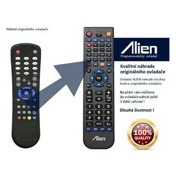 Dálkový ovladač Dálkový ovladač ALIEN Amiko SSD 570 CX PVR - náhrada