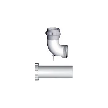 Kouřovod ALMEVA - FLEX koleno 87° pro vložkování, průměr 60 mm PBEBF5