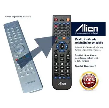 Dálkový ovladač Dálkový ovladač ALIEN Topfield TF 7710