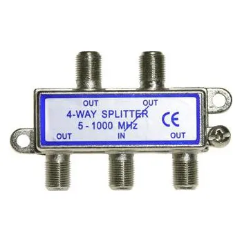 Anténní zesilovač Anténní rozbočovač RO113 4x F - (5-1000MHz), útlum 8dB, 1 větev průchozí DC