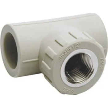 Vodovodní potrubí Geos agt PPR T kus s MS zástřikem vnitřní závit průměr 20x1/2"x20mm PPR412012