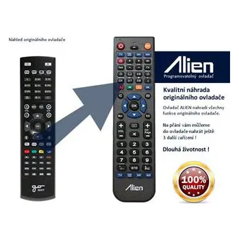 Dálkový ovladač Dálkový ovladač ALIEN Sunsat S200HDi