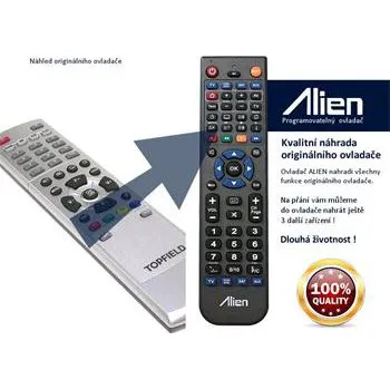 Dálkový ovladač Dálkový ovladač ALIEN Topfield TF 7720 HSIR