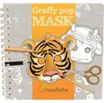 Avenue Mandarine karnevalové masky k vymalování zvířátka