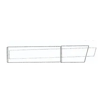 Kouřovod ALMEVA - LIK trubkový díl pro fasádní odkouření průměr 80/125, délka 0,55 metru LPASK8