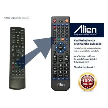 Dálkový ovladač Dálkový ovladač ALIEN AB IPBOX 350 PRIME PVR - náhrada