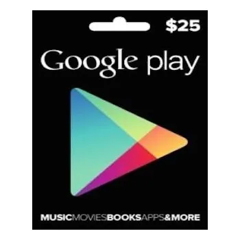 Google Play karta 25 USD 