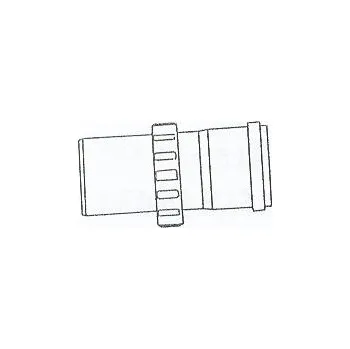 Kouřovod ALMEVA - STARR spojka šroubovací, průměr 110 mm, černé PBSV01