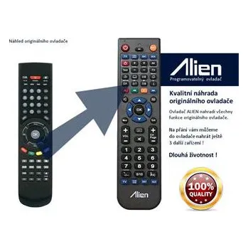 Dálkový ovladač Dálkový ovladač ALIEN Globo Opticum X405, X406 - náhrada