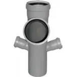 Rohová paneláková odbočka trojitá HTEP 67°, DN 110/110/50/50 17395