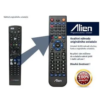 Dálkový ovladač Dálkový ovladač ALIEN Octagon SF 1008, 1018 HD