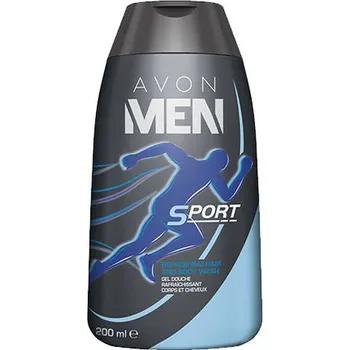 Sprchový gel Avon Osvěžující sprchový gel na vlasy a tělo Men Sport 200 ml