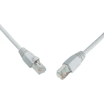 Síťový kabel C6-114GY-3MB Propojovací kabel RJ45/RJ45, UTP, 3m, kat. 6, PVC, šedý