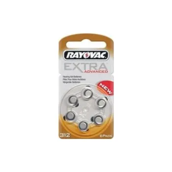 Článková baterie Rayovac Extra Advanced 312 6 ks