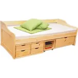 Postel Maxima 8809 90x200 cm s úložným prostorem masiv