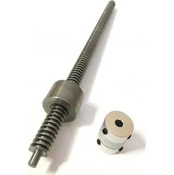 Příslušenství k 3D tiskárně Trapézový šroub, matice, pružná spojka pro 3D tiskárny Průša i3, RepRap, SET