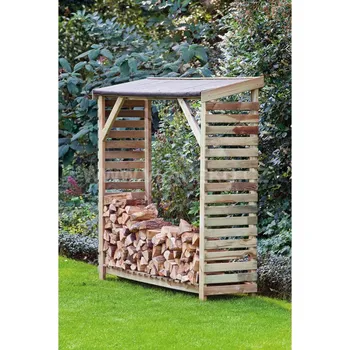 Dřevník Přístřešek na dřevo (Dřevěný přístřešek na dřevo impregnovaný)