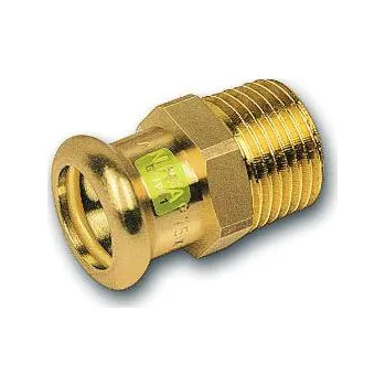 Fitinka CU lisovací přechod 8243 - 15 - 3/8" závit venkovní - pro topení i rozvod plynu