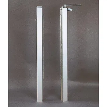 Tenisové sloupky hliníkové čtvercové