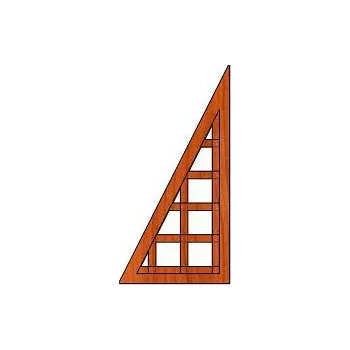 Opora na rostlinu Ozdobná dřevěná mříž Karla 45x90 (Ozdobná dřevěná mříž Karla 45x90)