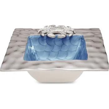 Julia Knight Servírovací mísa s krabem Crab azurová modř