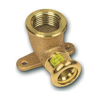 Fitinka CU lisovací koleno nástěnné 8471 - 22 x 3/4" - pro topení i rozvod plynu F/F