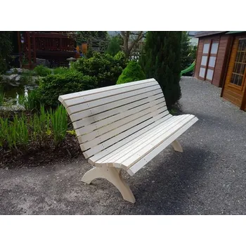 Zahradní sestava Klasická dřevěná zahradní lavička Veronika (Klasická dřevěná zahradní lavička)