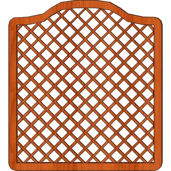 Opora na rostlinu Ozdobná pevná mříž Tereza 180x180-200 (Ozdobná pevná mříž s plátovaným spojem latí Tereza 180x180-200)