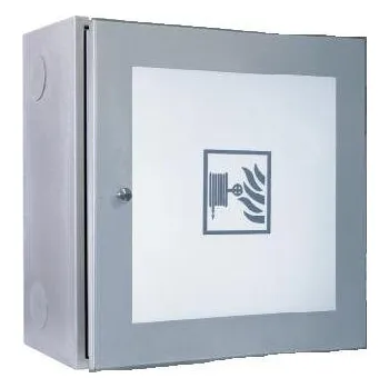 Hasicí přístroj Hydranty celonerezové DN 25 - 20 m, prosklená, proudnice č.10