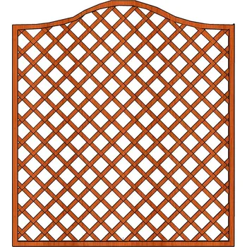 Opora na rostlinu Ozdobná pevná mříž Zuzana 180x180-10 (Ozdobná pevná mříž s plátovaným spojem latí Zuzana 180x180-10)