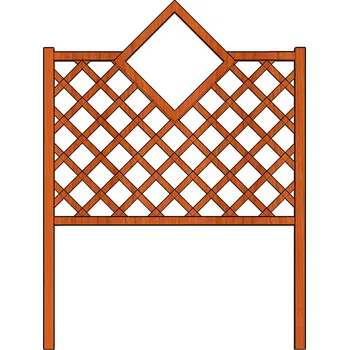 Truhlík Ozdobná mřížka nad truhlíky Čtverec 128x150 (Ozdobná mřížka nad truhlíky Čtverec 128x150)