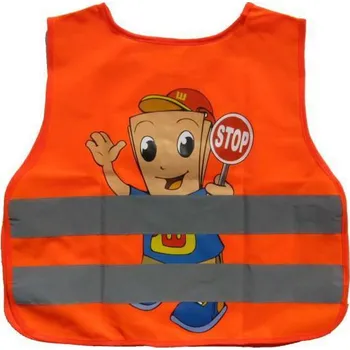 pracovní vesta Vesta reflexní dětská KLUK oranžova