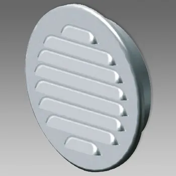 Větrací mřížka Mřížka větrací kruhová NEREZ se síťovinou 125mm