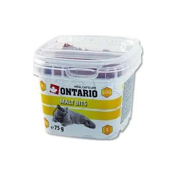 Pamlsek pro kočku Ontario Snack Bits Malt 75 g