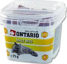 Pamlsek pro kočku Ontario Snack Bits Malt 75 g