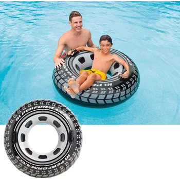 Vodní sport KRUH 114 CM PNEU S ÚCHYTY