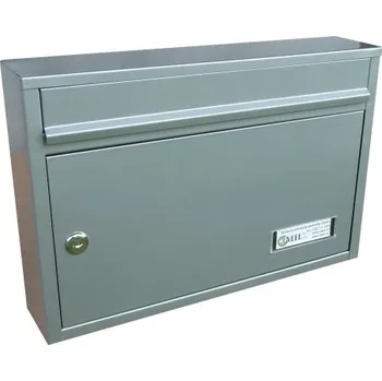 Poštovní schránka 3MH s.r.o. Poštovní schránka RG-01 385x260x80 v sestavě na stěnu Barva: Šedá