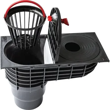 kanalizační vpusť Lapač střešních vod s dolní výpustí DN125/110