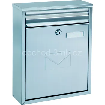 Poštovní schránka Rottner Poštovní schránka COMO 250×320×85 v sestavě na stěnu Barva: Stříbrná