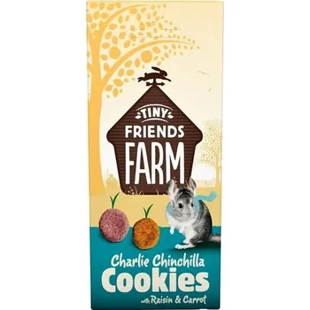 Krmivo pro hlodavce Supreme Petfoods Tiny Farm Snack Charlie Chinchilla Cookies 120 g