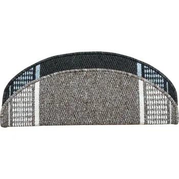 Nášlap na schod Nášlapy na schody Promenade Promenade hnědý 24x65 cm půlkruh